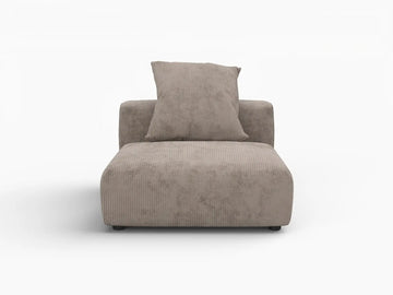 Matrix Modern Modular Sofas Covers | Brown Corduroy Sofa Cover Middle Seat