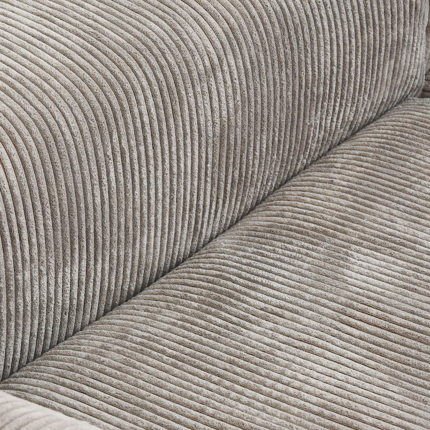 Matrix Modern Modular Sofas | 1-Piece Brown Corduroy Armless Single Sofa 1-Seater