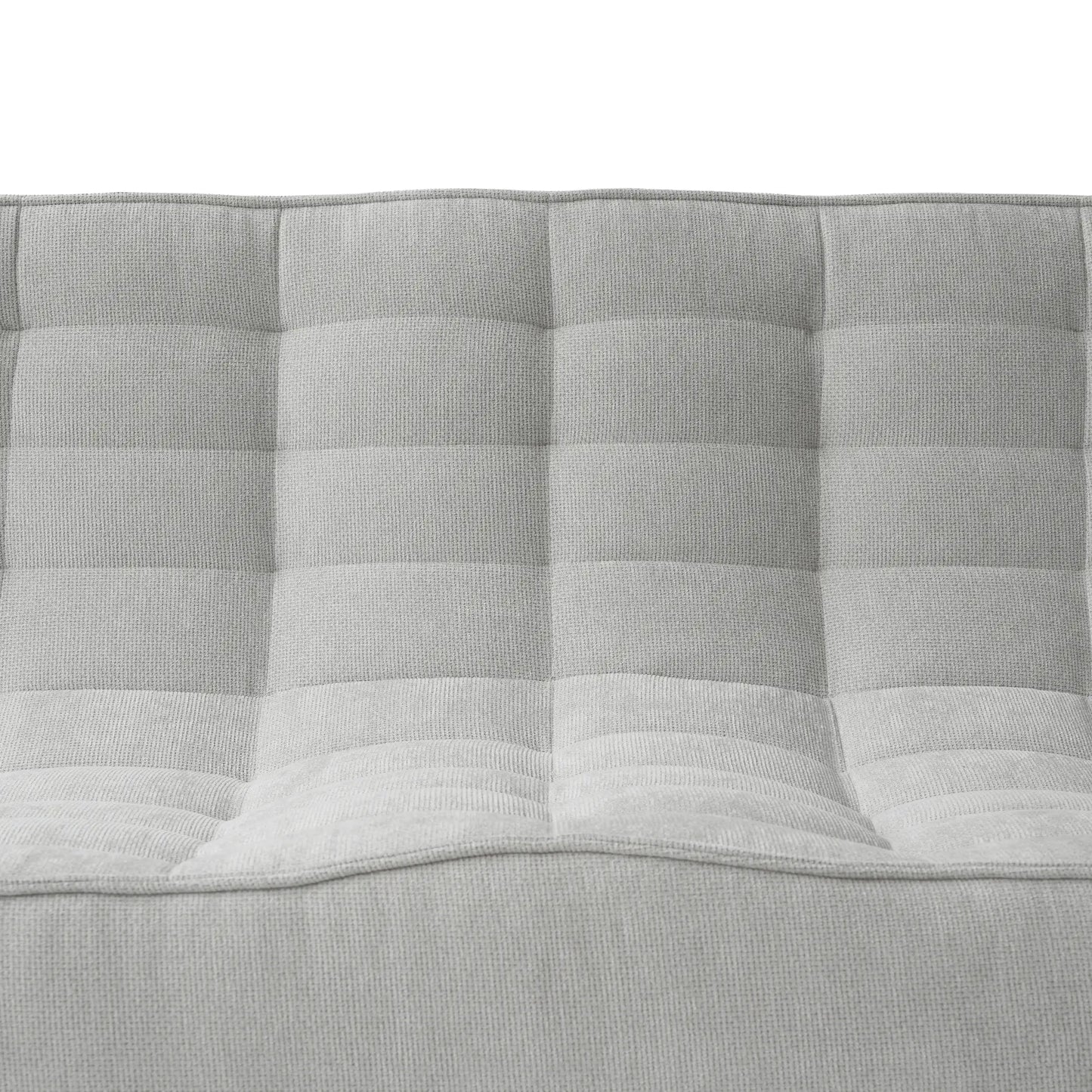 Essential Classic Floor Sofas | Light Grey Chenille and Linen Couch Sectionals 6-seaters