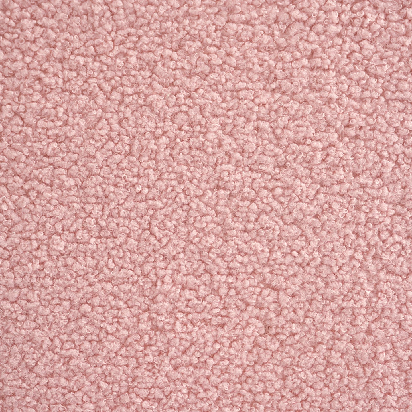 Essential Cloud Boneless Sofas | 1-Piece Teddy Velvet Pink Loveseats 3-Seater