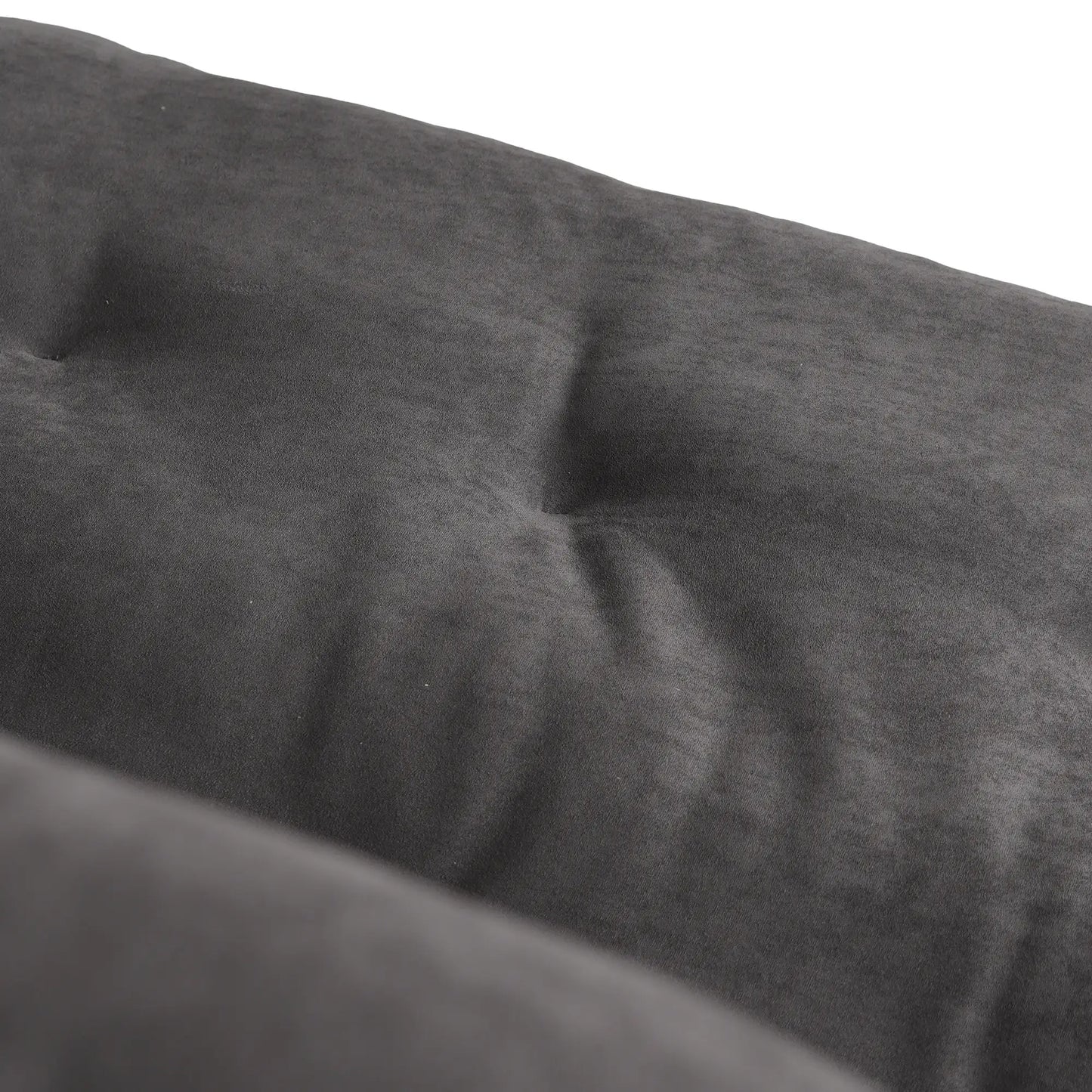 Deluxe Adjustable Cloud Sectional Sofas | Grey Frosted Velvet U shaped Sectionals 6-seaters