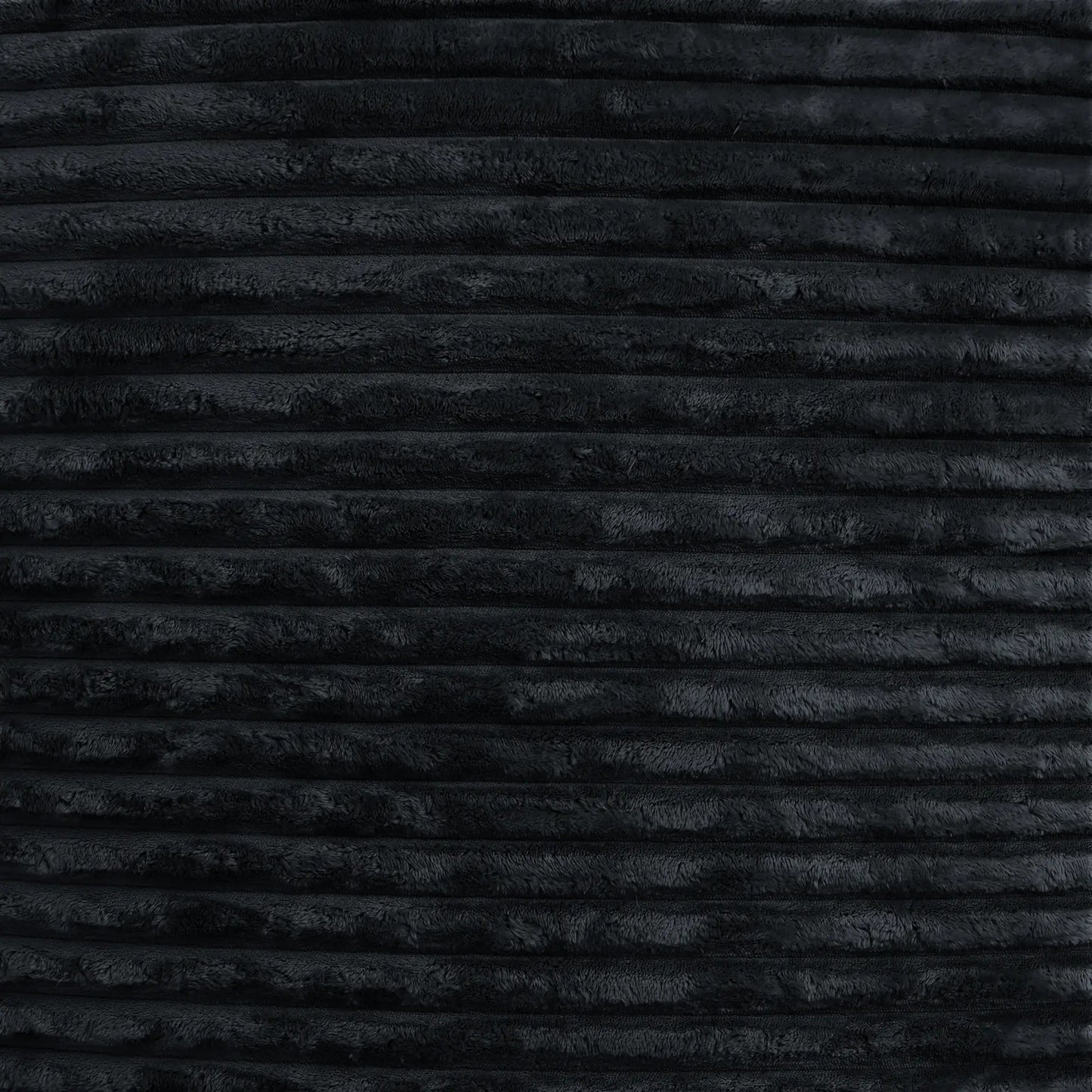 Essential 1-Seater black Corduroy Single Sofa | 1-Piece, Corduroy Fabric, Small Space