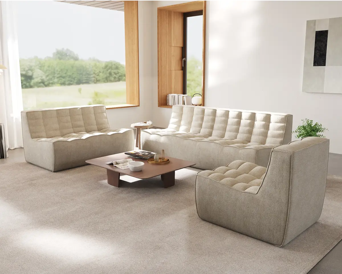 Caterpillar Classic Armless Sofa