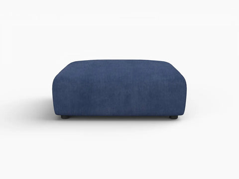 Matrix Modern Modular Sofa Covers | Blue Corduroy Sofa Covers for with 1-Ottoman