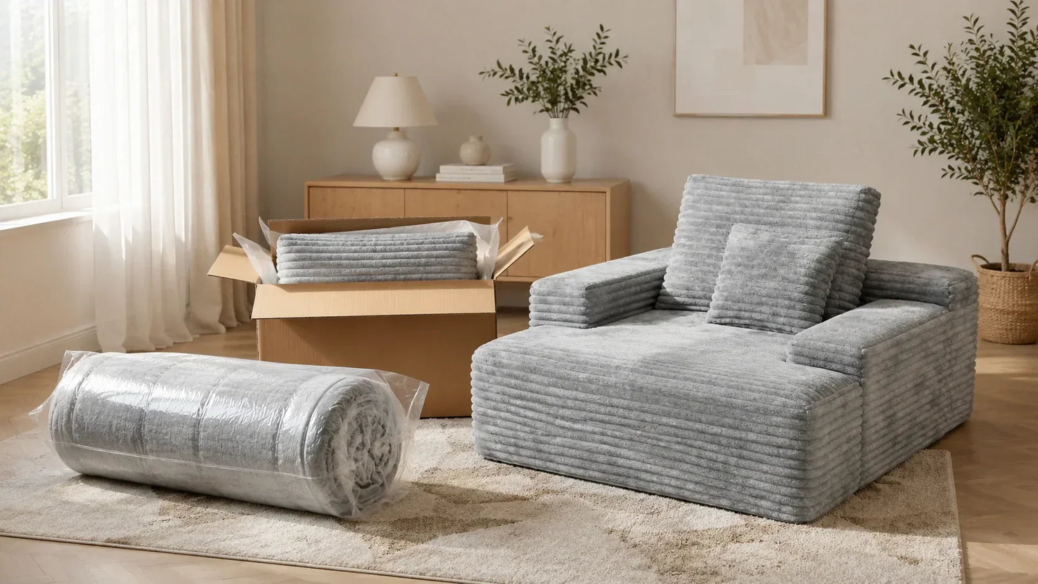 Why Do Boneless Sofas Come Compressed? What to Expect After Unboxing