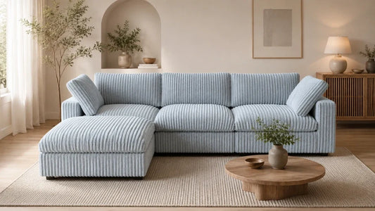 High density foam sectional SOfa cushion construction