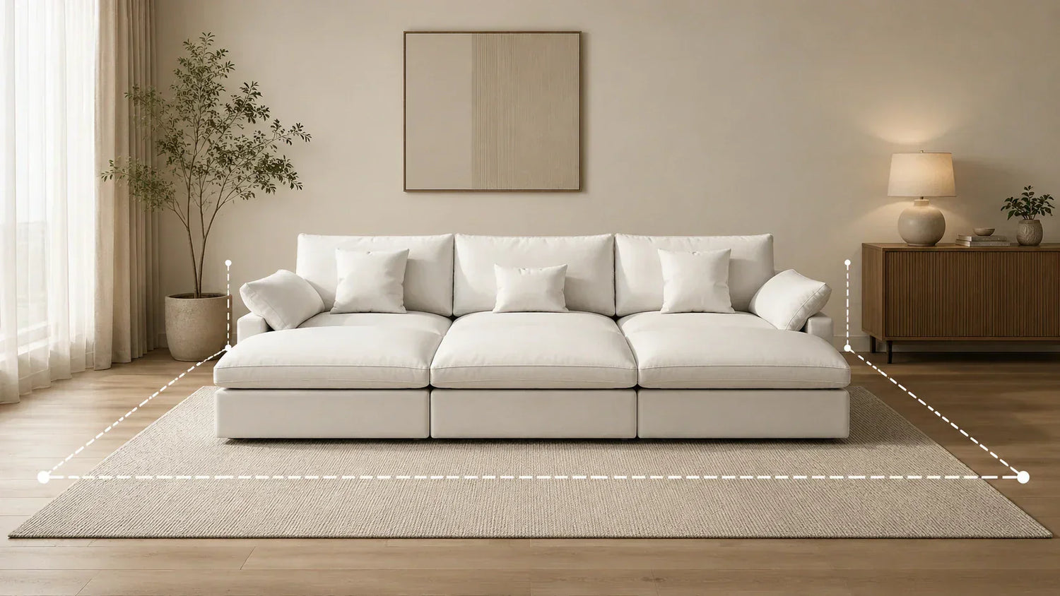 How Do I Choose the Right Size of Pit Sectional for My Living Room?