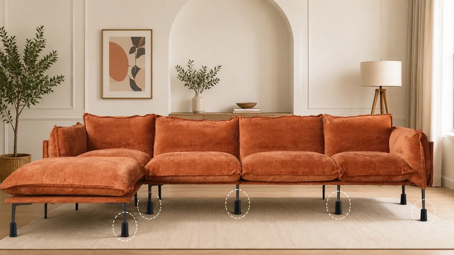 How To Make A Couch Taller Without Making It Unstable