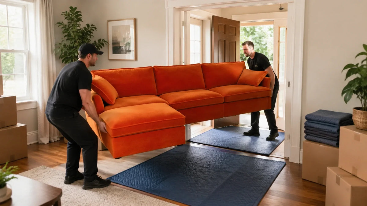 How to Get a Couch Through a Door Without Damage