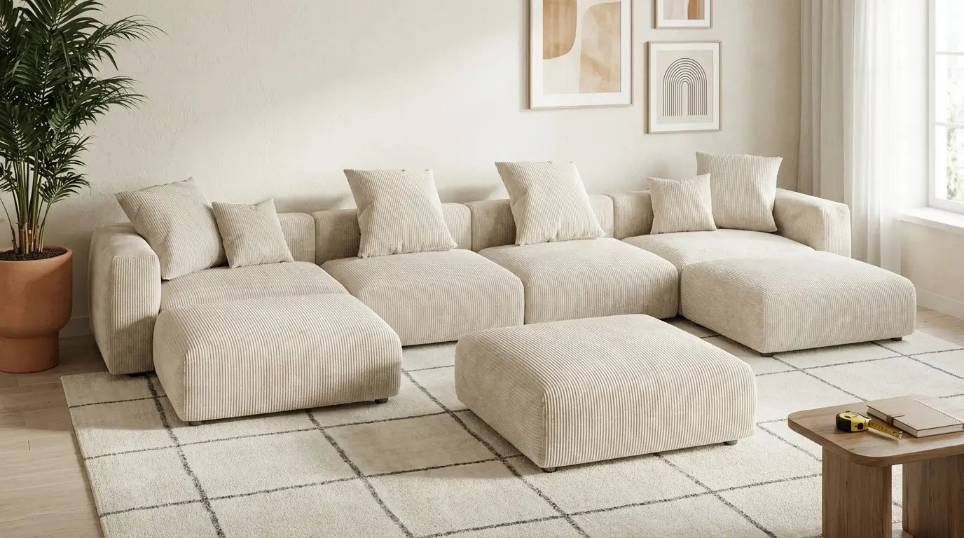 How to Choose a Modular Sofa and Ottoman