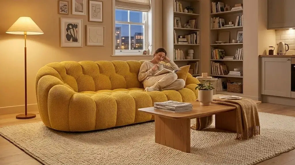 Is the Bubble Couch Comfy WJS Home Boneless Sofa Review
