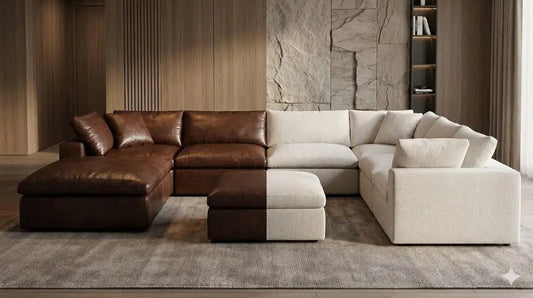 Leather Sofa vs Cloth Sofa: Which Material is Best for Your Home