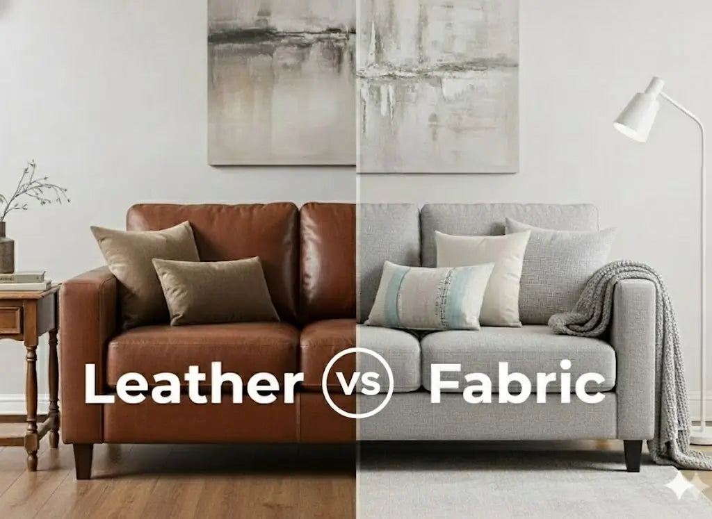 Leather vs Fabric Sofa Which One to Buy