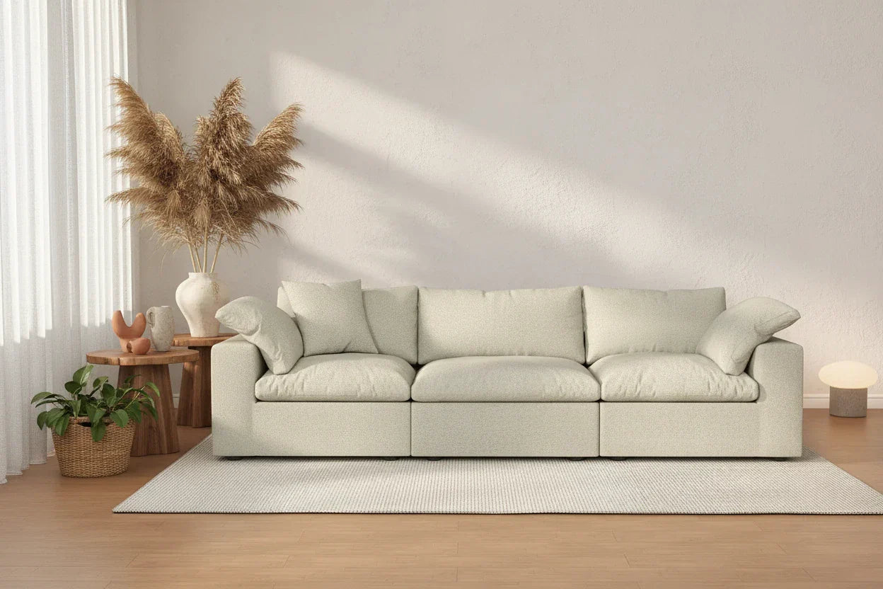 Organic Modern Living Room Styling & Decor Tips