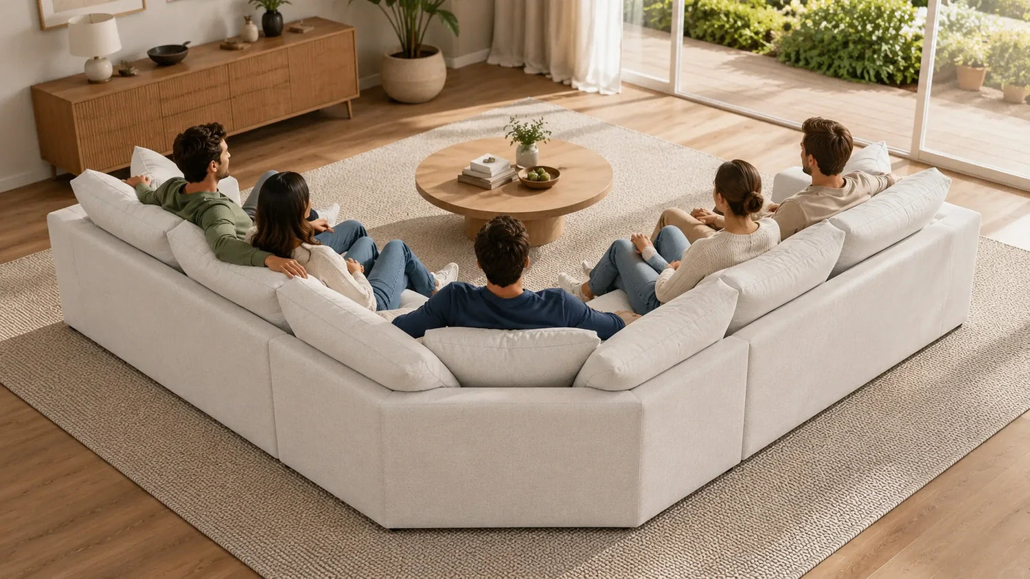 How Many People Can a V-Shaped Couch Seat? Seating Capacity Guide