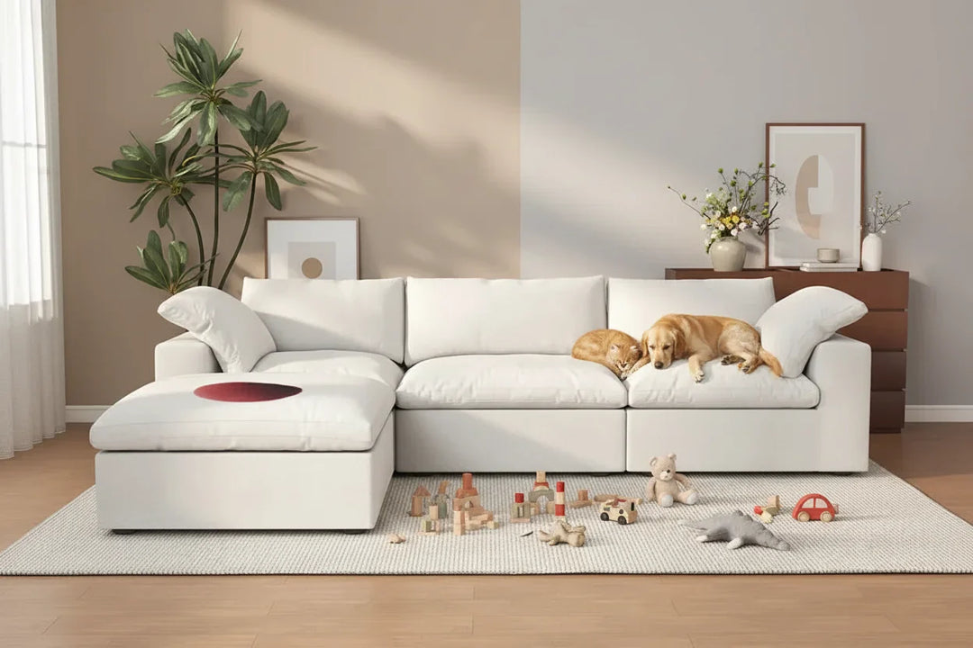 WJS Home Washable Sectional vs Living Spaces Washable Couch Review