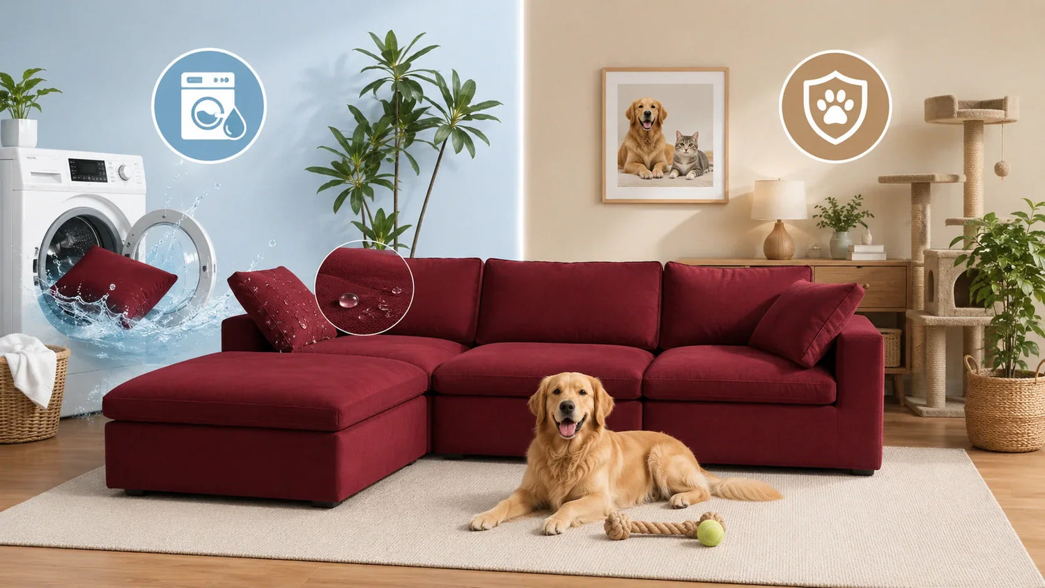 Washable Sofa vs Pet-Proof Sofa: Which Should Pet Owners Choose?