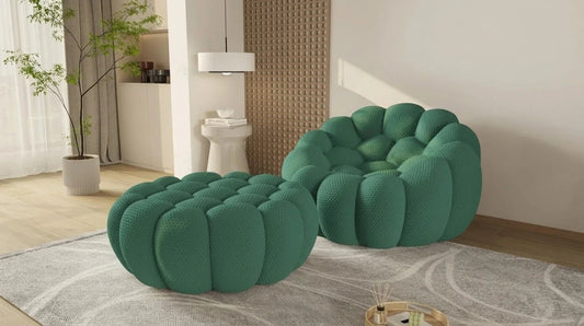 a picture of a good quality 2-piece boneless sofa from WJS Home