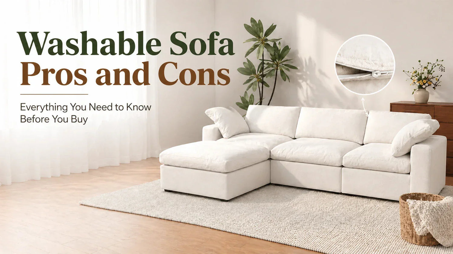 Washable Sofa Pros and Cons: Is It Worth Buying
