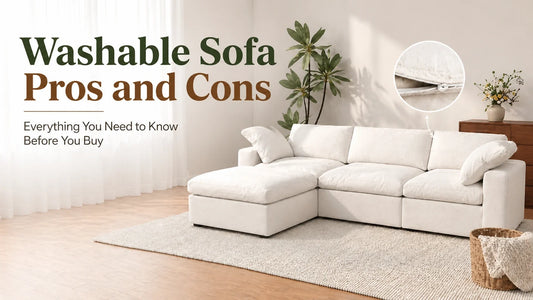 a picture of a washable sofa in a living room