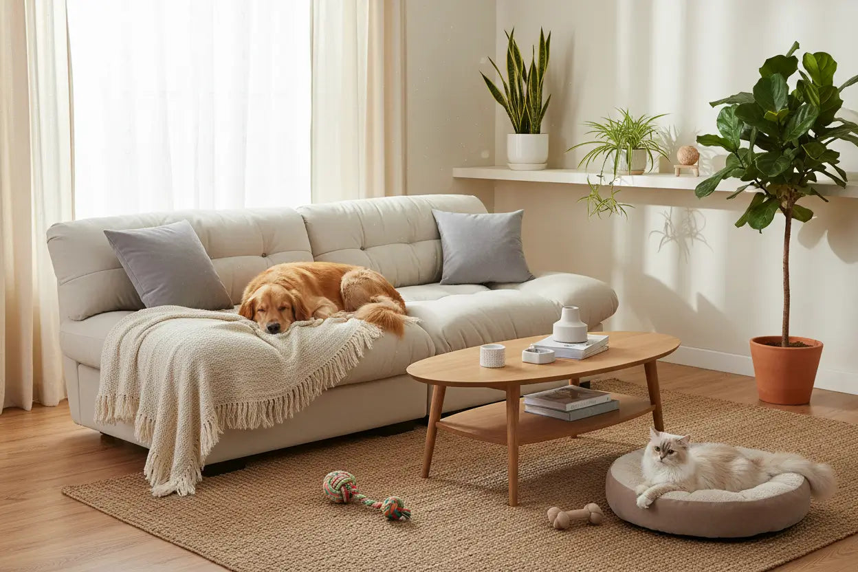 What's The Best Couch Fabric When You have Pets?
