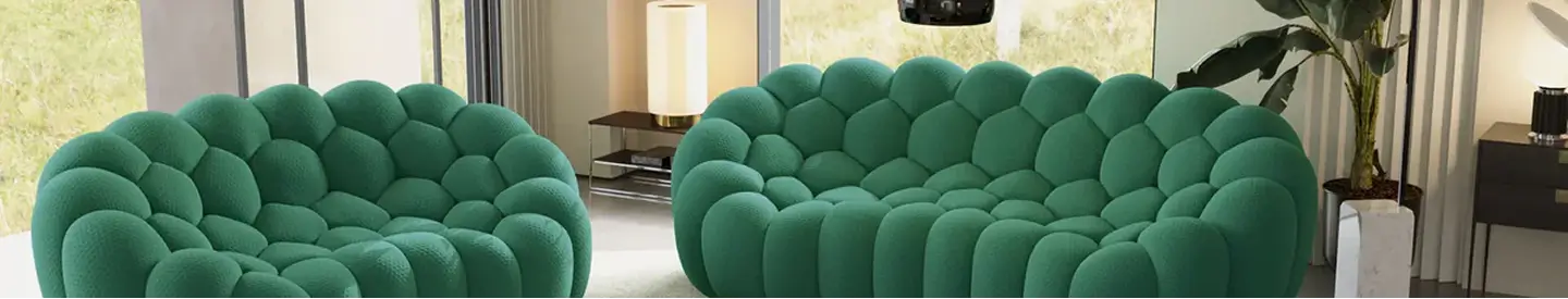 3D Knitted Fabric Sofa