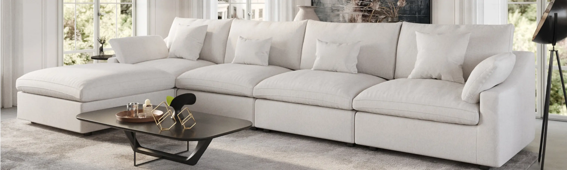Slope Cloud Sectional Sofas