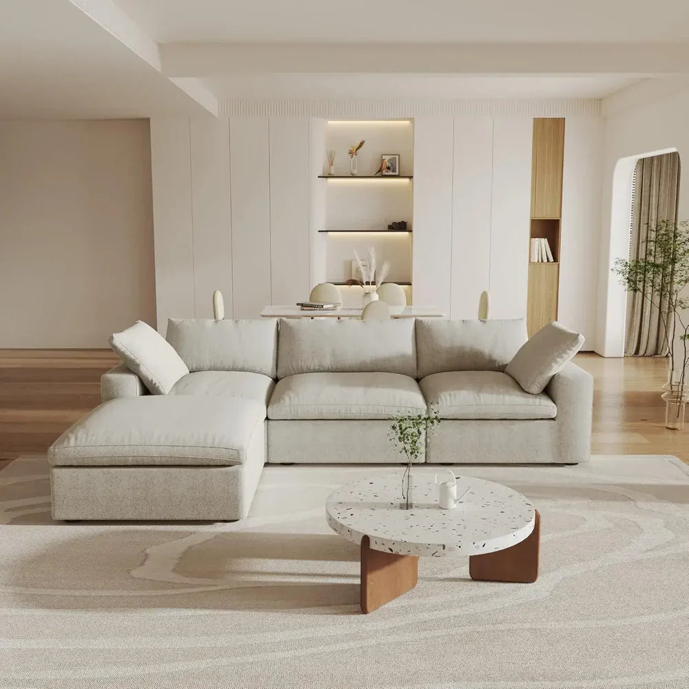 01: WJS Home - Deluxe Premium Cloud Sectional (La alternativa inteligente)