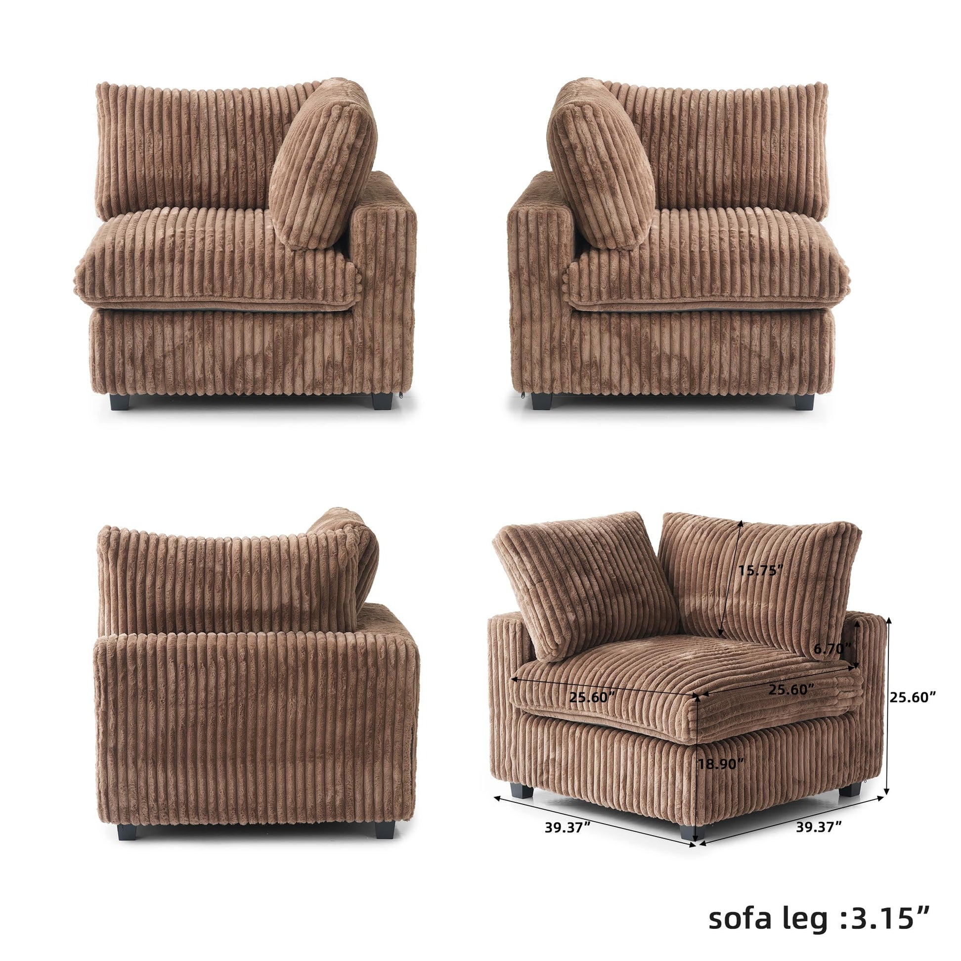 Cloud Couch Modular Sectional Sofa,157" Oversized U Shaped Couch with Ottoman,6 Seater Convertible Sofa,Comfy Plush Couches for Living Room,Covers Washable&amp;Replaceable (White)