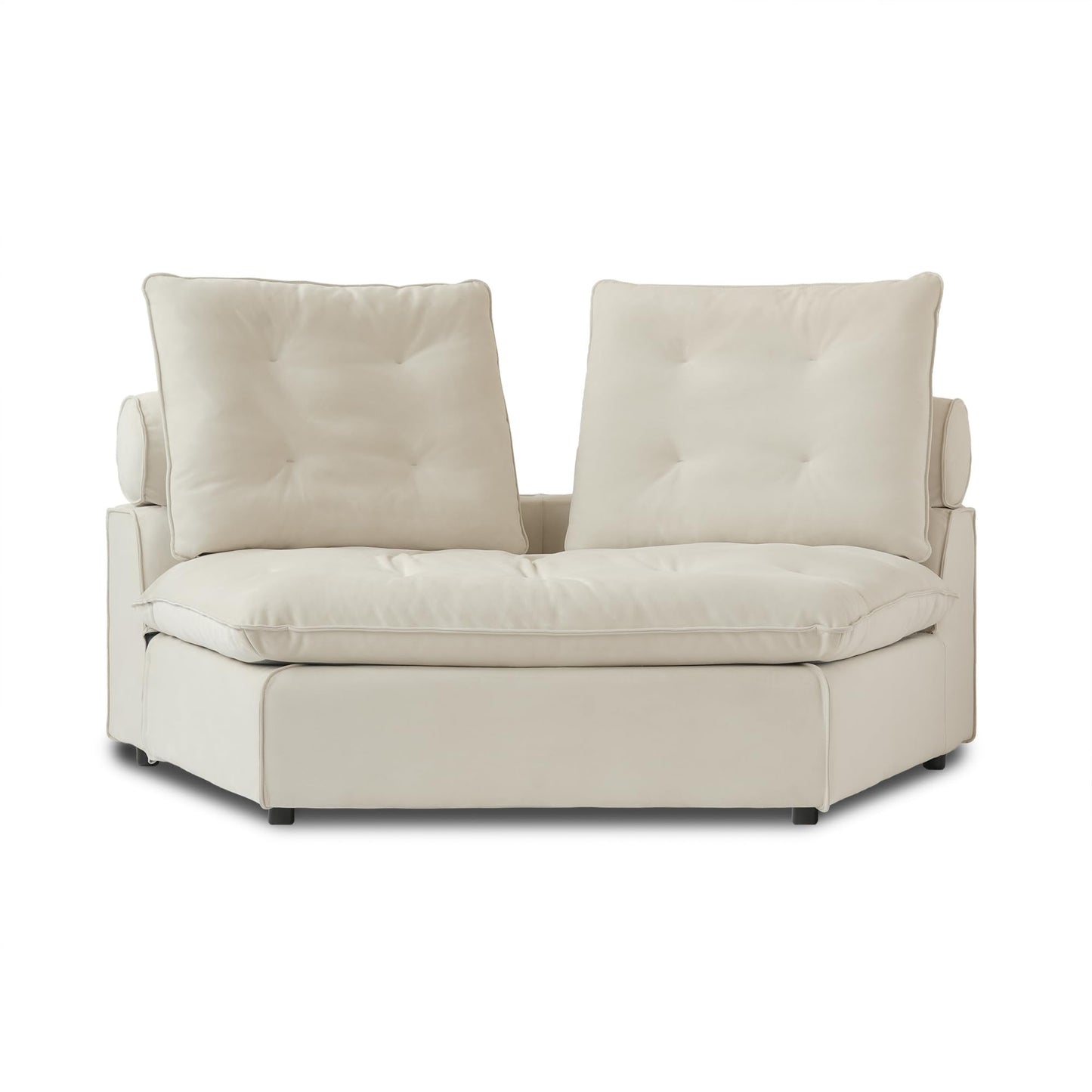 Cloud Modular Sectional Sofa, Luxury Velvet Couch Sofas for Living Room,74inch Corner Seater