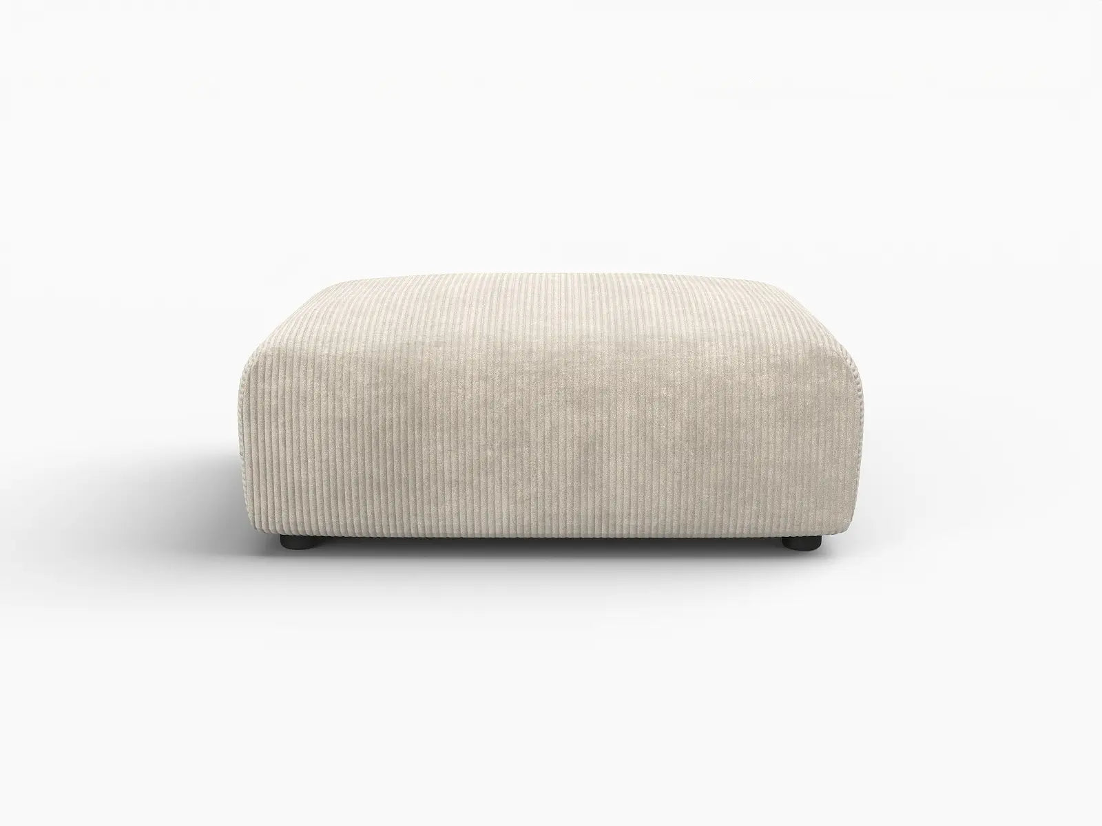 Matrix Modern Modular Sofas Covers | Beige Corduroy Sofa Cover for Ottoman