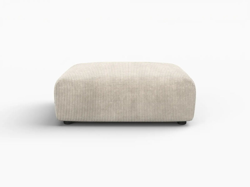 Matrix Modern Modular Sofas Covers | Beige Corduroy Sofa Cover for Ottoman
