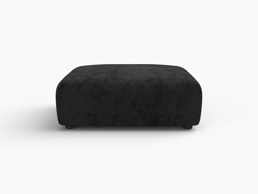 Matrix Modern Modular Sofas Covers | Black Corduroy Sofa Covers for Ottoman
