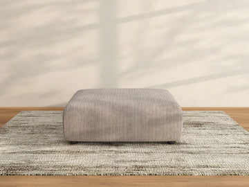 Otomana lavable Matrix Brown | 1 pieza, tela de pana, diseño modular
