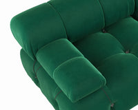 Matrix Minimalist Modular Sofas | Green Velvet Couch Sectionals 4-seaters