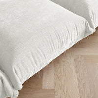Matrix Modern Sectional Sofas | Beige Chenille Loveseats 2-seaters