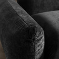 Matrix Modern Sectional Sofas | Black Chenille Couch Sectionals 3-seaters