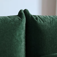 Matrix Modern Sectional Sofas | Green Chenille Loveseats 2-seaters