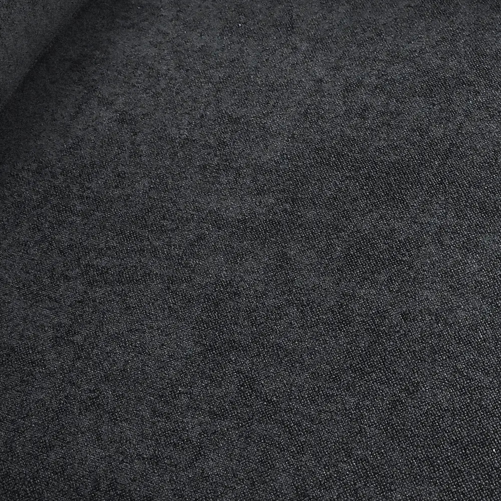 Sofá de dos plazas Deluxe Cloud, lavable, color negro | 2 piezas, tela de algodón y lino, diseño modular