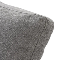 Deluxe Premium Cloud Sectional Sofas | Light Grey Cotton and Linen Armless Single Sofa 1-seater