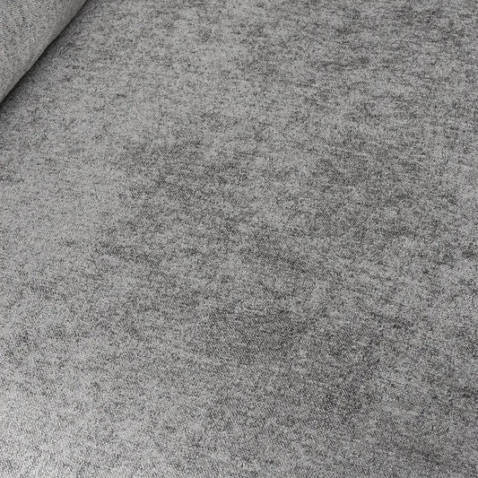 Deluxe Premium Cloud Sectional Sofas Covers | Light Grey Cotton and Linen Sofa Cover for 3-Seater With 2 Ottomans