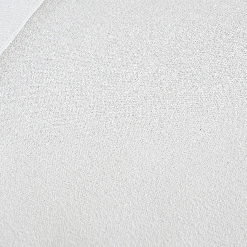 Sofá de dos plazas Deluxe Cloud, blanco lavable | 2 piezas, tela de algodón y lino, diseño modular