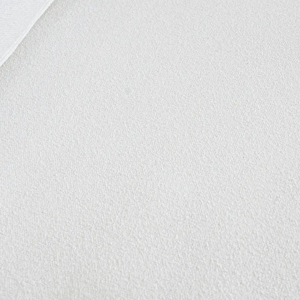 Deluxe Premium Cloud Sectional Sofas Covers | White Cotton and Linen Sofa Cover for 3-Seater With 2 Ottomans