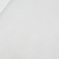 Deluxe Premium Cloud Sectional Sofas Covers | White Cotton and Linen Sofa Cover for 3-Seater With 2 Ottomans