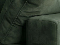 Deluxe Cloud Ottoman in Olive Green Velvet | 1-Piece (Includes 1 Ottoman), Living Room Accent, Easy To Clean, Stylish Design