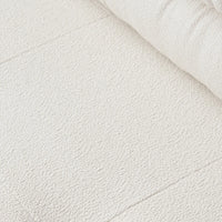 Matrix Italian Modular Sofas | Beige Teddy Velvet U shaped Sectionals 4-seaters