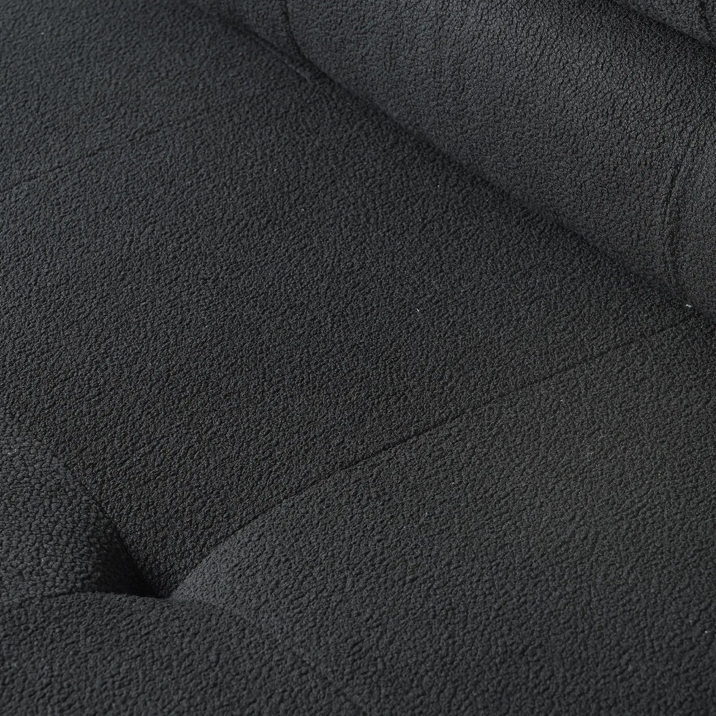 Matrix Italian Modular Sofas | Black Teddy Velvet Couch Sectionals 3-seaters