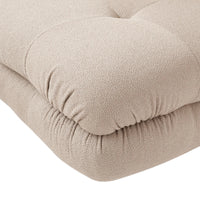 Matrix Italian Modular Sofas | Light Brown Teddy Velvet Couch Sectionals 3-seaters