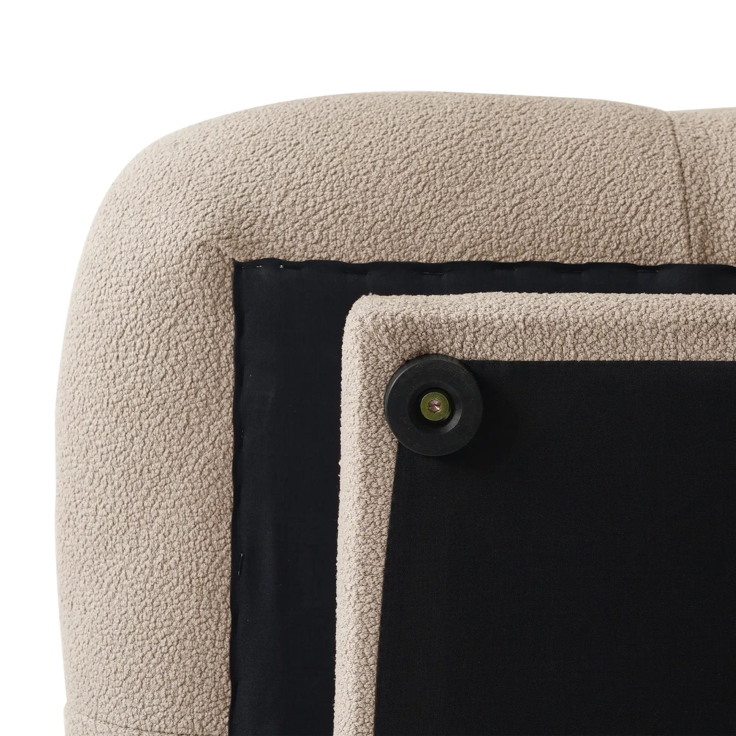 Matrix Italian Modular Sofas | Light Brown Teddy Velvet Couch Sectionals 3-seaters