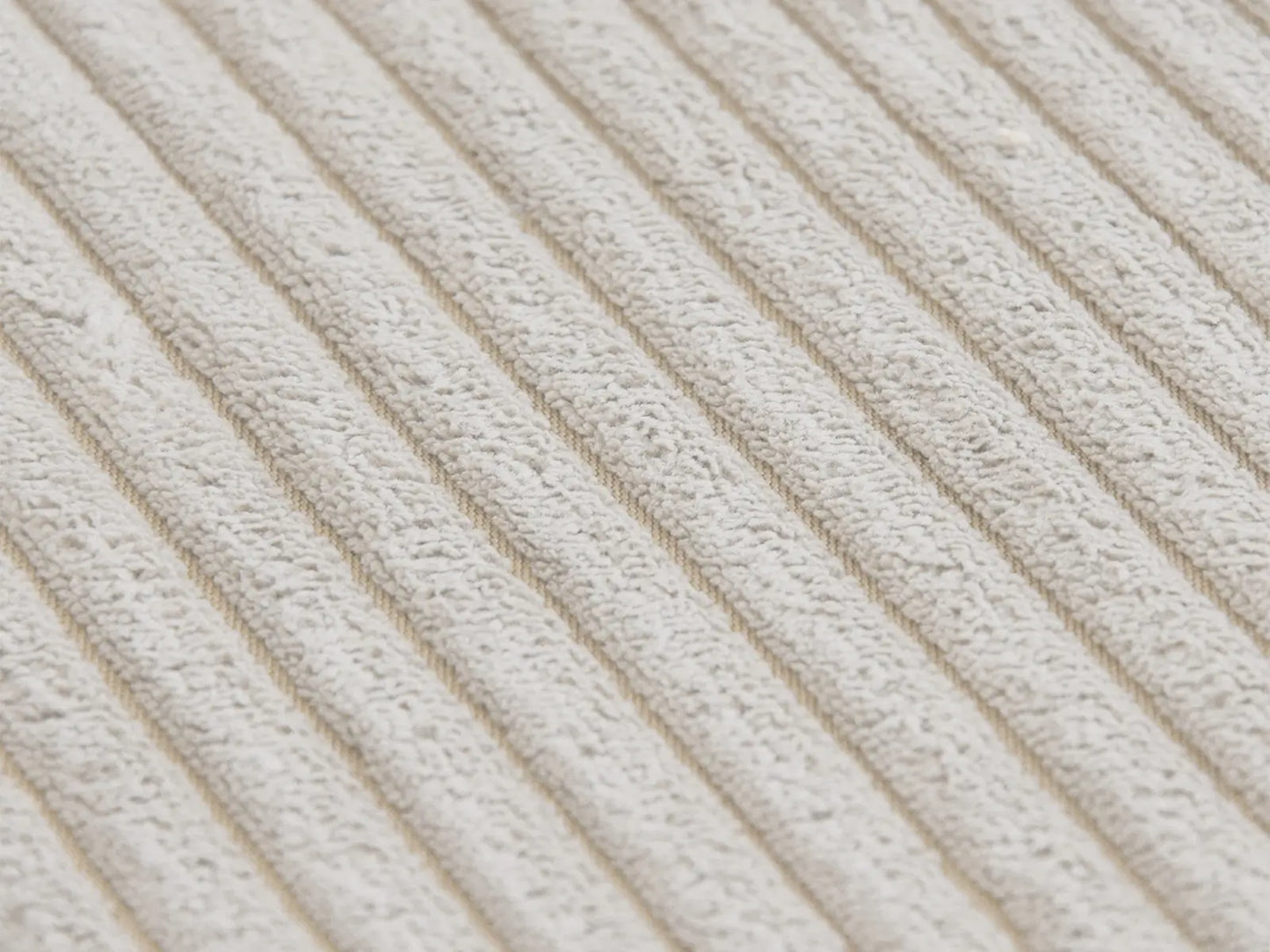 Fundas para sofás modulares modernos Matrix | Funda de pana beige para sofá de 3 plazas con 2 otomanas
